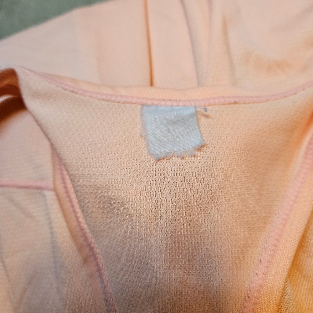 New Balance Peach Racerback Athletic Tank Top - Picture 3 of 5